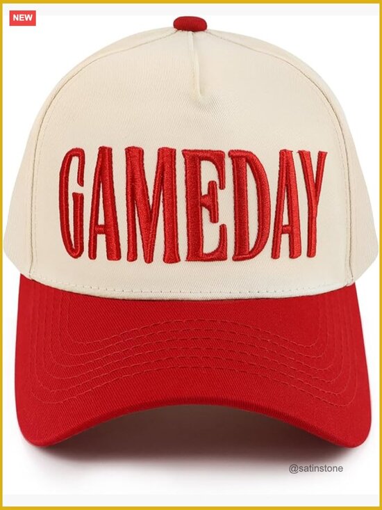 Vintage Retro Embroidered Baseball Cap Adjustable Trucker Hat for Women Men